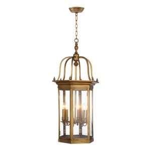 China Antique brass lantern chandelier for indoor home Decoration (WH-PC-21) wholesale