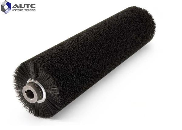Cylinder Industrial Cleaning Brushes Food Grade Hard Plastic Galvanized Metal
