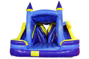 China Large Commercial Inflatable Bounce House With Double Slide Water Resistant wholesale