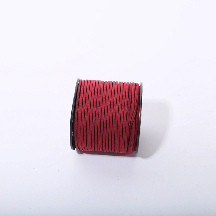 Suede Leather Velvet Wired Ribbon 3mm Double Sided Velvet Ribbon