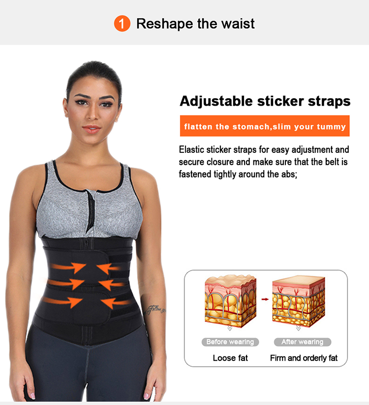 Style Waist Trimmer Women HEXIN Neoprene Body Shaper Slimming Girdles Corset Belt