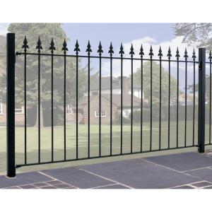 China Zinc Spearhead Top Iron Wrought Fence 4ft 5ft 6ft 8ft 1.2mm-2.5mm wholesale