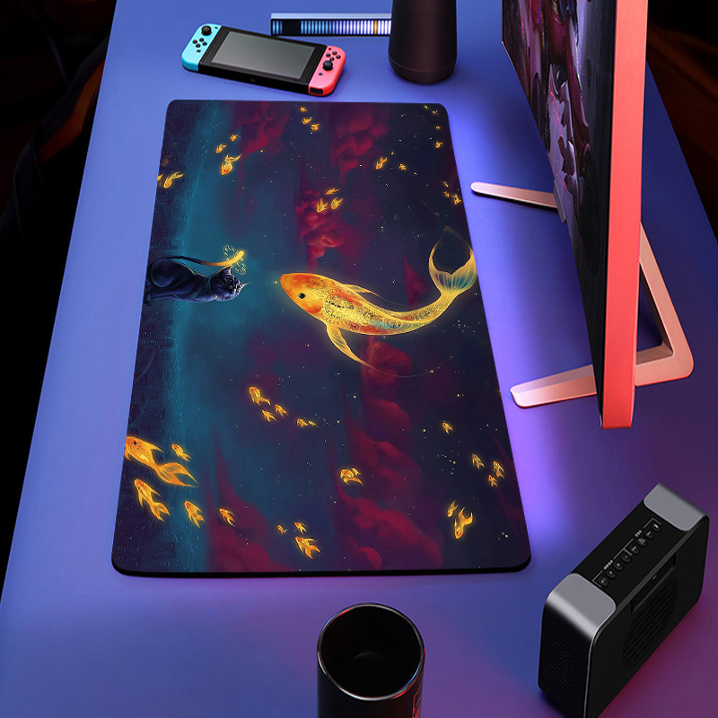 XXL XXXL 60x120 Gaming Mouse Pad with Customizable Thickness and Non-Slip Rubber Base