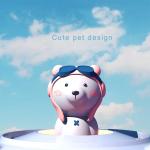 400ML Cute Design UFO Humidifier Double Spray Humidification Quiet Rechargeable