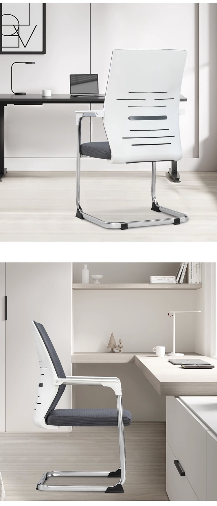 Bow Conference Chair Black More colors optional Stylistic Simplicity