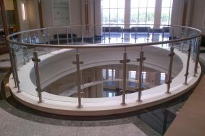 China Brushed / Polished Stainless Steel Balustrade Posts 316 Marine Grade wholesale