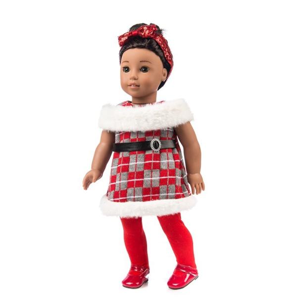 3pcs set Doll clothing for 15 inch doll dress skirt tops fit for 45cm 50cm