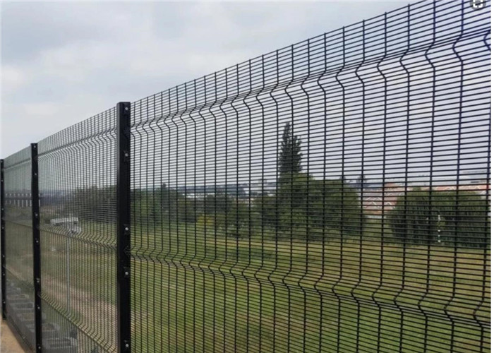 Powder Coated 358 High Security Fence 1.8m Prison Mesh Anti Climb