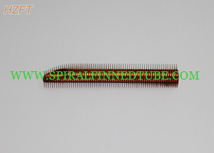 Spiral Finned Copper Tubing For LED Heat Radiator , Extruded Fin Tube