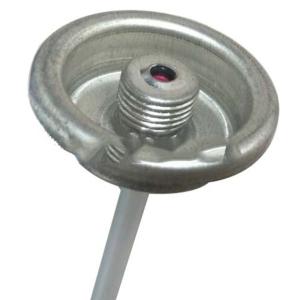 China PE Housing Aerosol Gas Can Valve With Dip Tube For Refrigerant wholesale