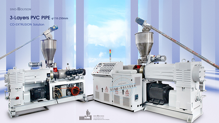 Manufacturing Plant Production PVC Pipe Making Machine With Screw Material 38CrMoALA