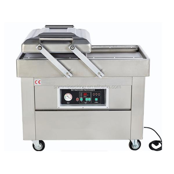 Multifunction Double Chamber Vacuum Packing Machine for Beef Bacon Chicken Tofu Peanut Sea Food