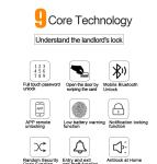 Intelligent Fingerprint Scanner Door Lock Burglar Proof Automatic Intelligent