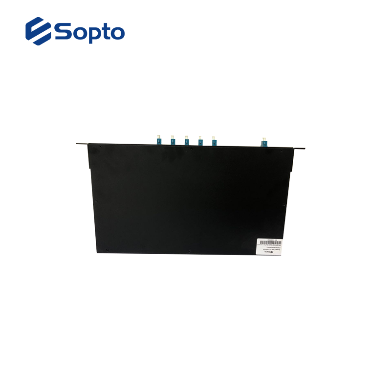 19 Inch Rack Optical Fiber WDM DWDM 100GHz Mux / Demux 2x16 Wavelengths