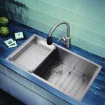 commerical deep handmade undermount single bowl stainless steel kitchensink