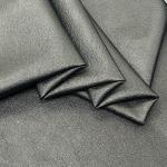 PVC Lambskin Grain Faux Leather Stretch Blackout Waterproof Synthetic Leather