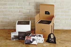 China Recycled 0.20mm Varnish Coating Kraft Paper Gift Boxes wholesale