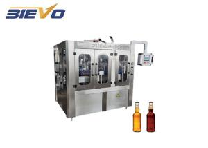 China 1000bph Crown Cap Carbonated Soft Drink Filling Machine 200-1000ml Glass Bottle BGF12-6 wholesale