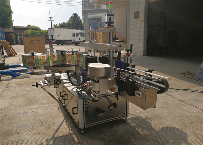 CE Flat Bottle Labelling Machine front and back labeling equipment