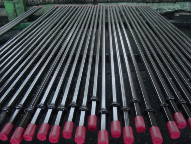 7° Hex Tapered Rod Wear Resistance For Mining Industry , Shank 22x108mm / 25x159mm
