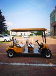 Logo Printing Customized 4 Seater Golf Cart 60 Volt Battery Powered Electric