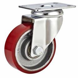 China Swivel PU cast iron Caster wholesale