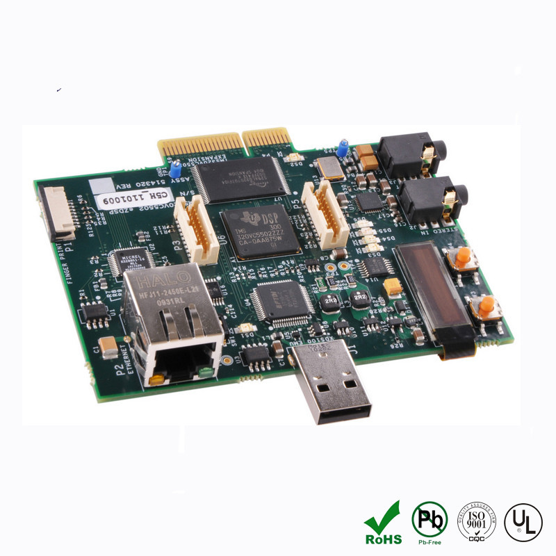 Multilayer Electronic PCB Assembly High Precision DIP Plug In One - Stop Service