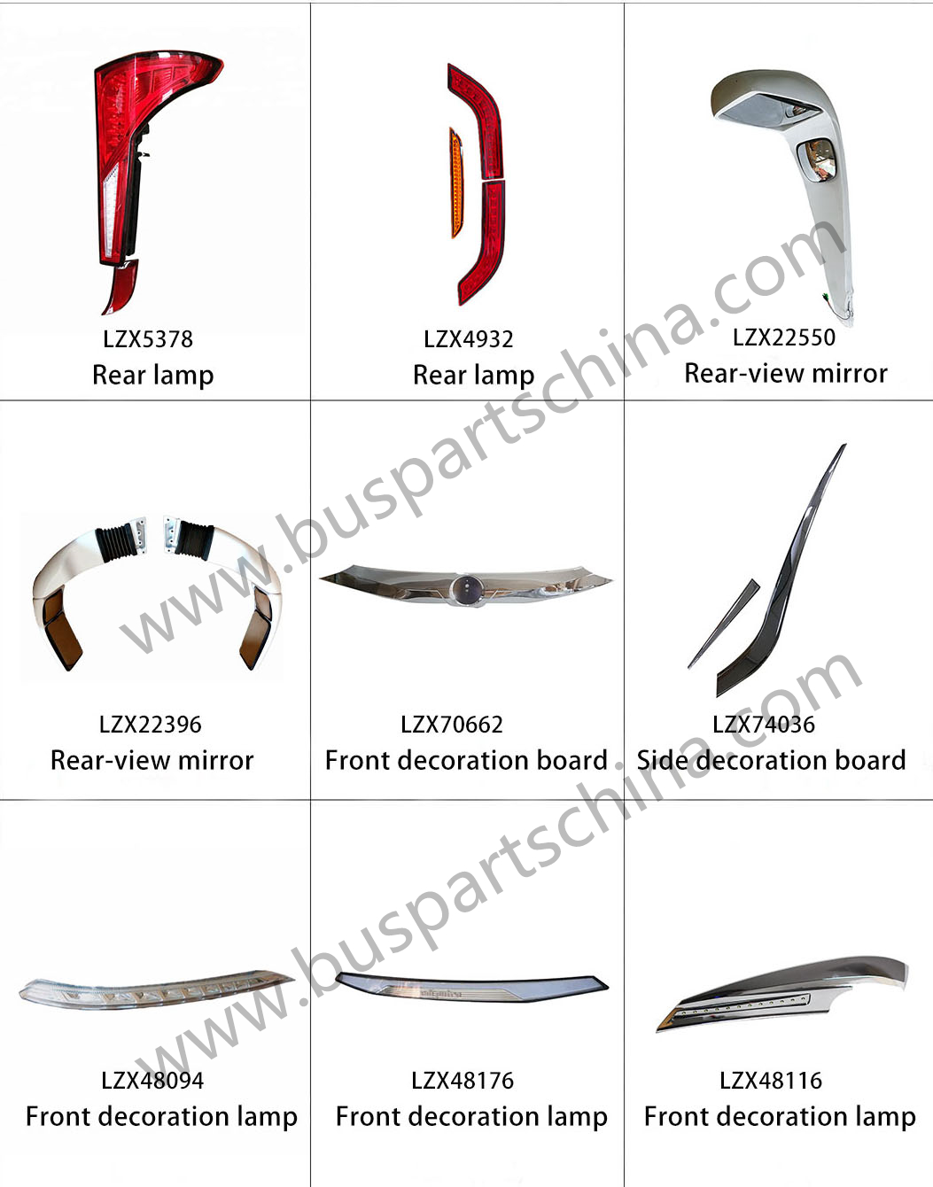 MARCOPOLO G7 Spare Parts Auto LED High Brake Lamp