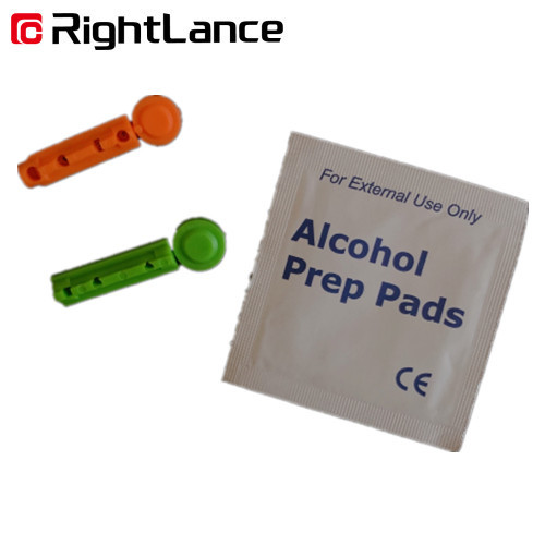 Non Woven Sterile Alcohol Prep Pads Swabs 70% Isopropyl Unscented ISO13485