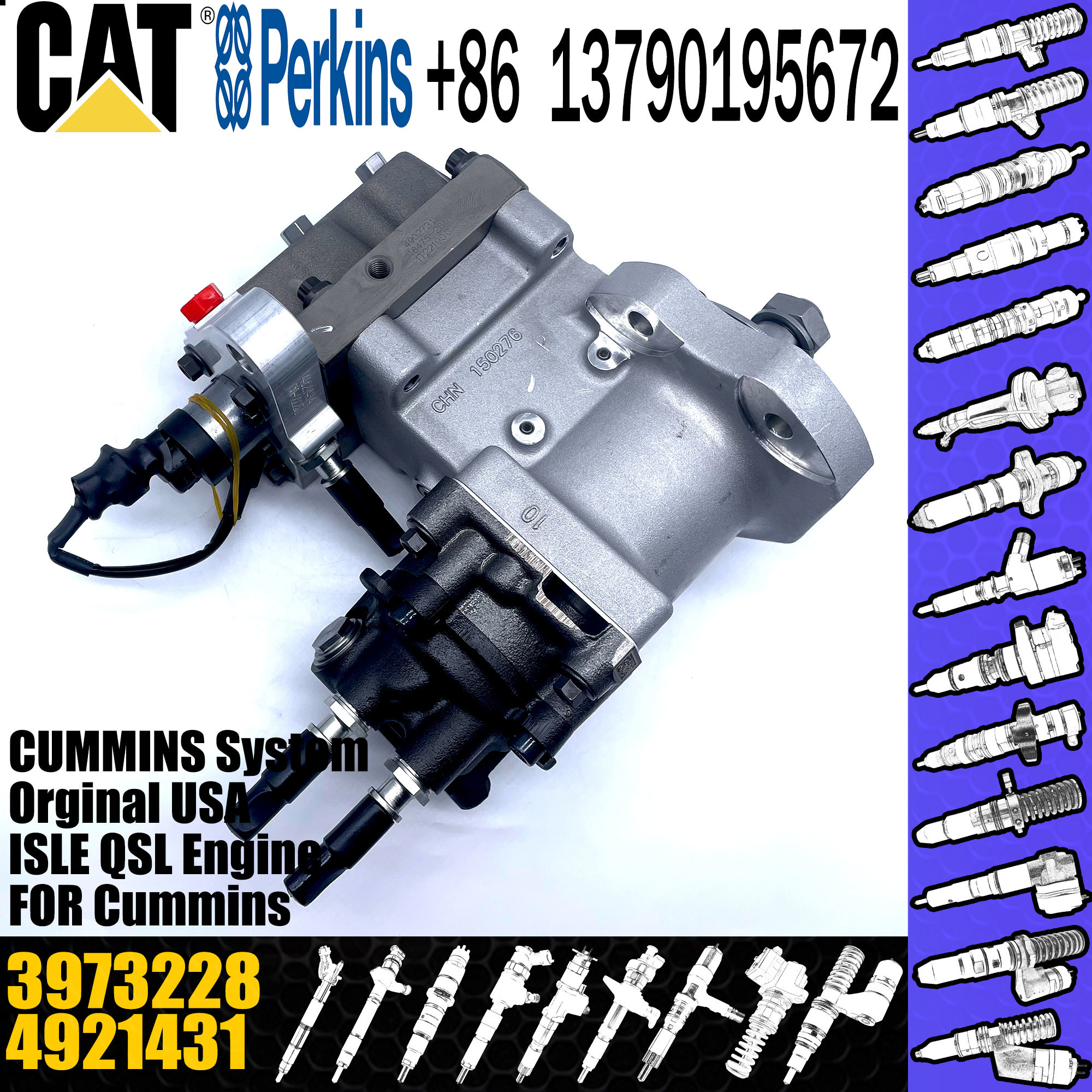 Best quality High Level Supply Fuel Injection Pump 3973228 4921431 5594766 For ISL8.9 ISC8.3