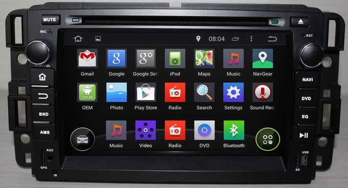 Ouchuangbo Auto GPS Navigation Multimedia System GMC Yukon /Tahoe 2007-2012 Android 4.4 DVD Radio OCB-7036D