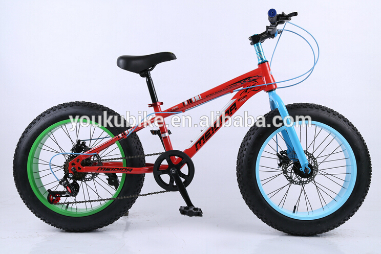 Height 198cm Sledge Wheel Steel 26 Inch Fat Tire Bike