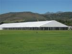 100 Seats White PVC Garden Party Tent Catering Hiring Tents A Frame Shape