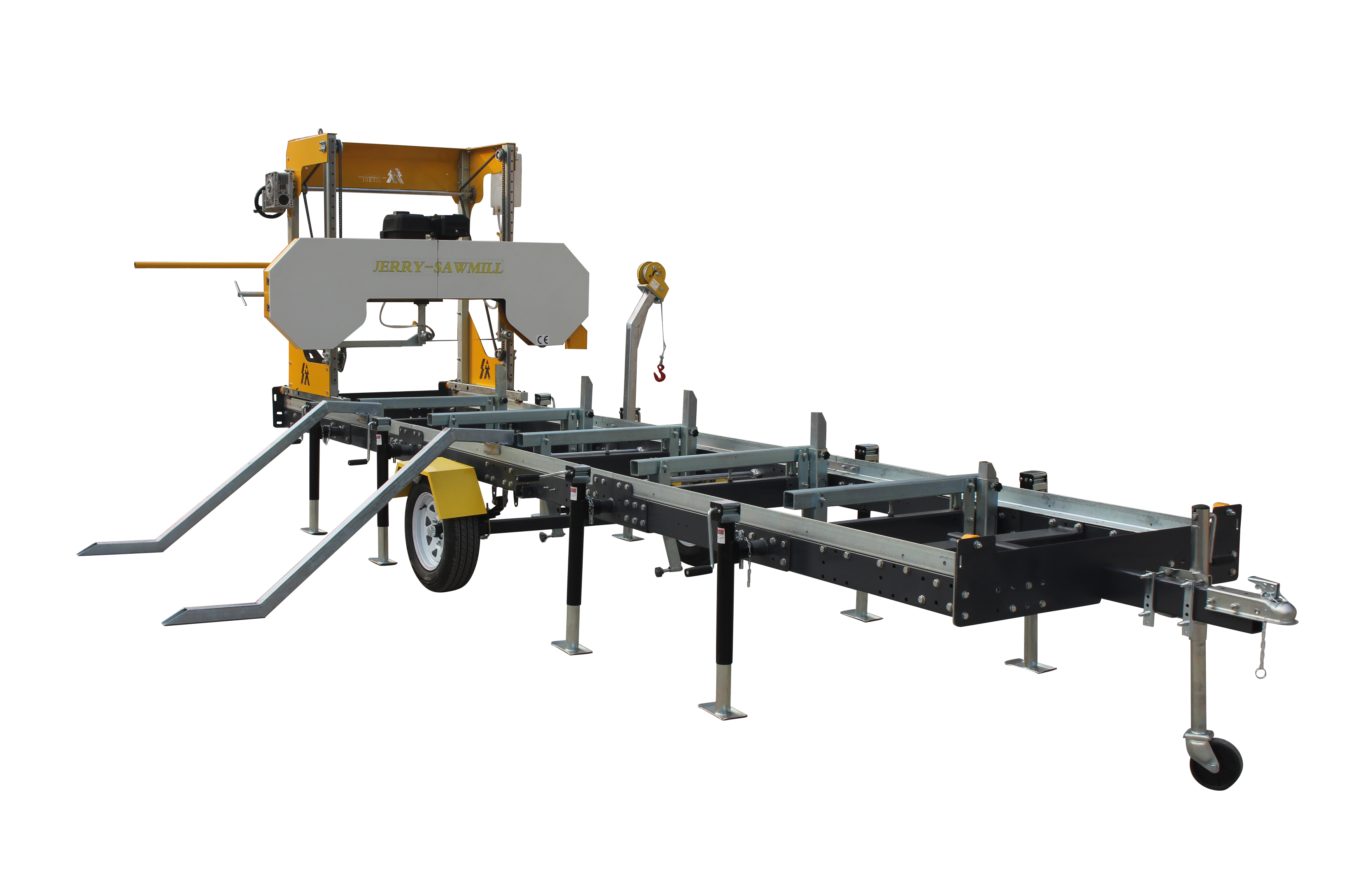 Portable Sawmill Power Band Saw Mill Max.Working Width 1000mm