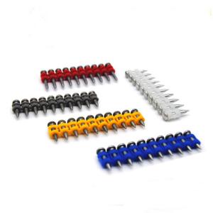 China Flat / Checkered Head Concrete Coated Nails For Gas Nailer 2.7mm / 3.0mm Shank Dia. wholesale