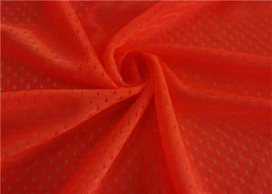 China Sportswear Footbal Vest Mesh Fabric FDY Warp Knitted 100% Polyester wholesale