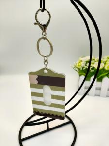 China ODM Acrylic Sheet Keychain , Offsetprinted Key Card Holder Keychain wholesale