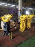 Excavator Rotary Hydraulic Log Grabber For Forest Machinery