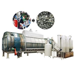 China Industrial Aluminum Can Paint Removal System , Continuous Carbonization Furnace wholesale