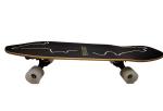 Maple Mixed Fiberglass Surf Skateboard Deck Customizable 780*245MM