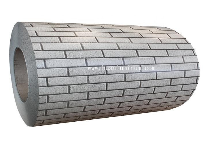 Stone Finishing 8.0mm Thickness 3003 Coated Aluminium Coil ASTM Standard