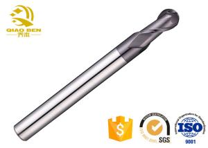 China CNC Two Flute Carbide Ball End Mill High Strength Accuracy More Than 0.01mm wholesale