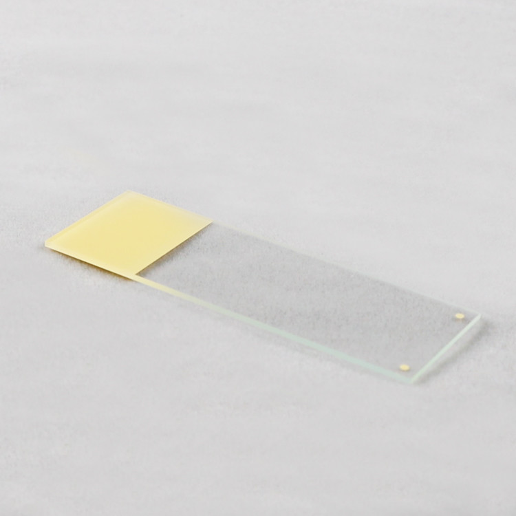 Glass CE ISO Microscope Slides Cover Slips Lab Use Yellow Frosted Edge