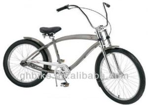 China Chopper Fork Beach Cruiser Bike 26'' with Aluminum Alloy Rim and CE ISO9001 Certificate wholesale