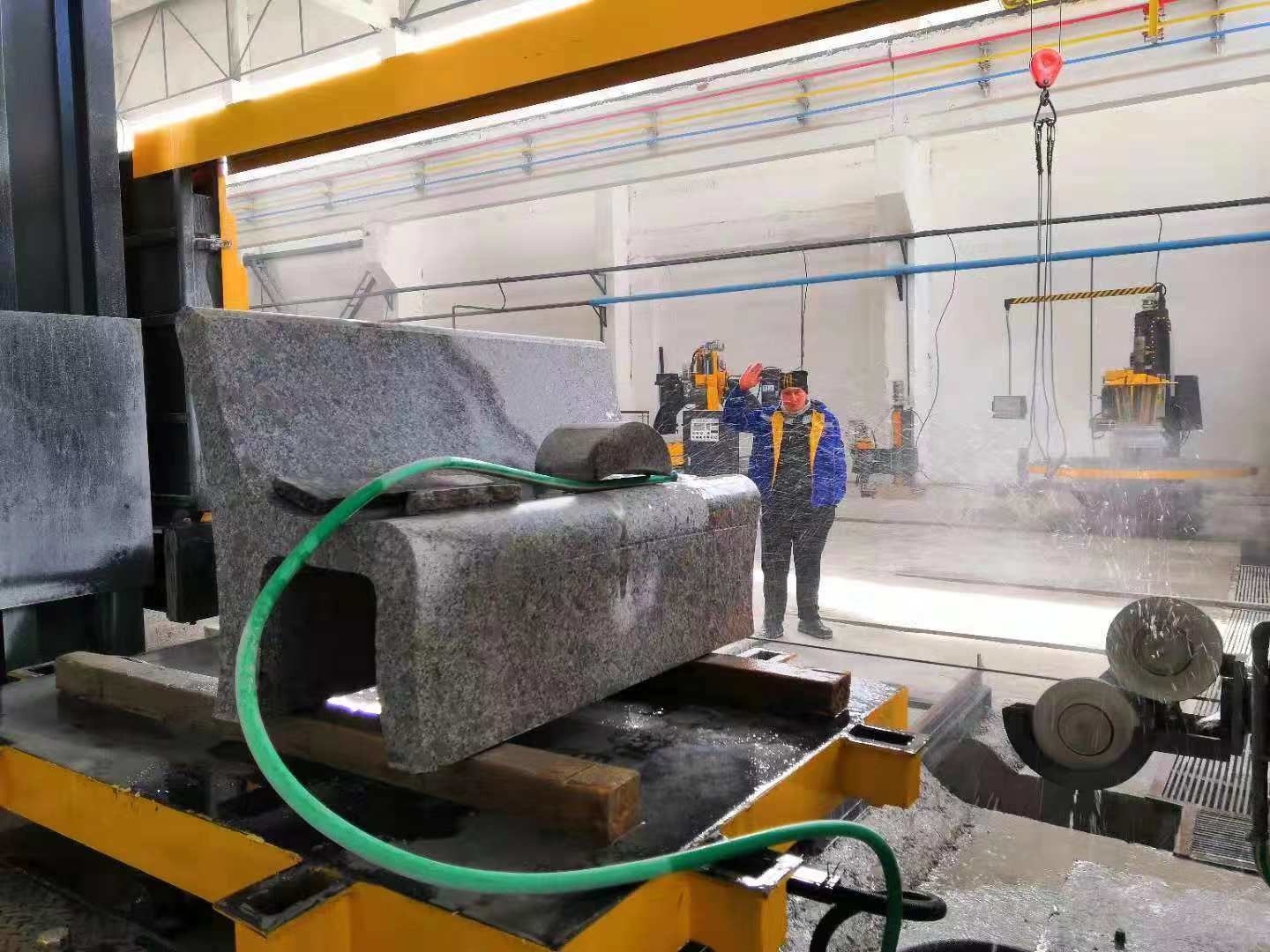 Auto Slicing Marble Cutting Stone Diamond Wire Saw Machine for 3D Shape