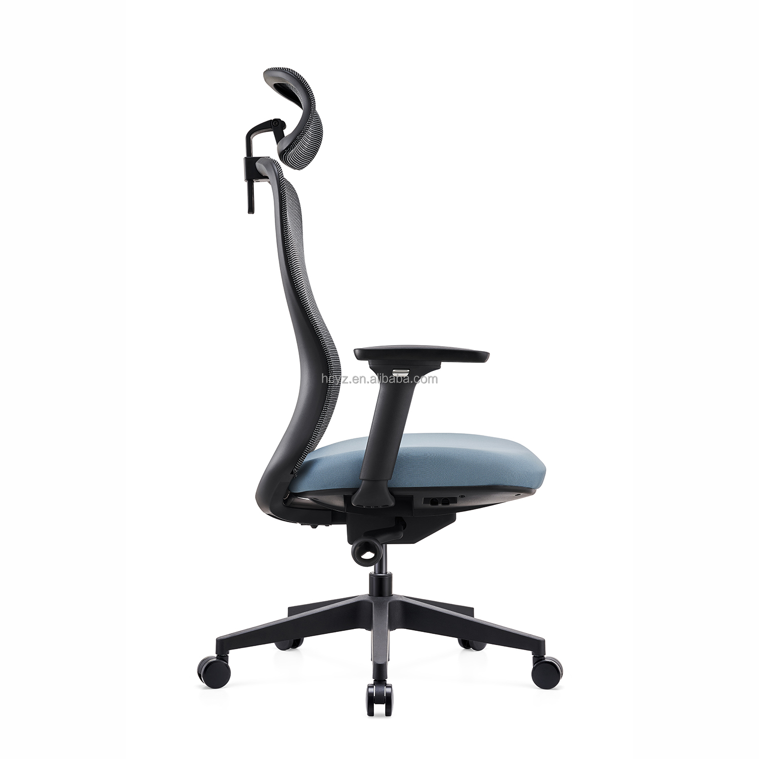 Commercial Furniture 3D Adjustable Executive Ergonomic Chair with Stainless Steel Frame