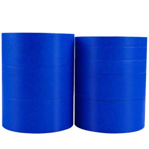 China 1.5 Inch Blue Painters Masking Tape Waterproof Single Sided wholesale