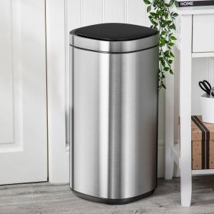 China Touchless Intelligent Smart Sensor Bin Trash Can Stainless Steel Sustainable Household wholesale