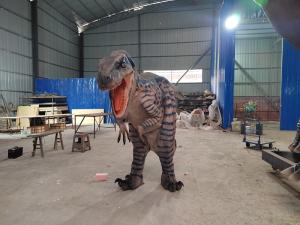 China Lifelike Adult Real Dinosaur Suit Jurassic World Realistic Walking Dinosaur Costume wholesale