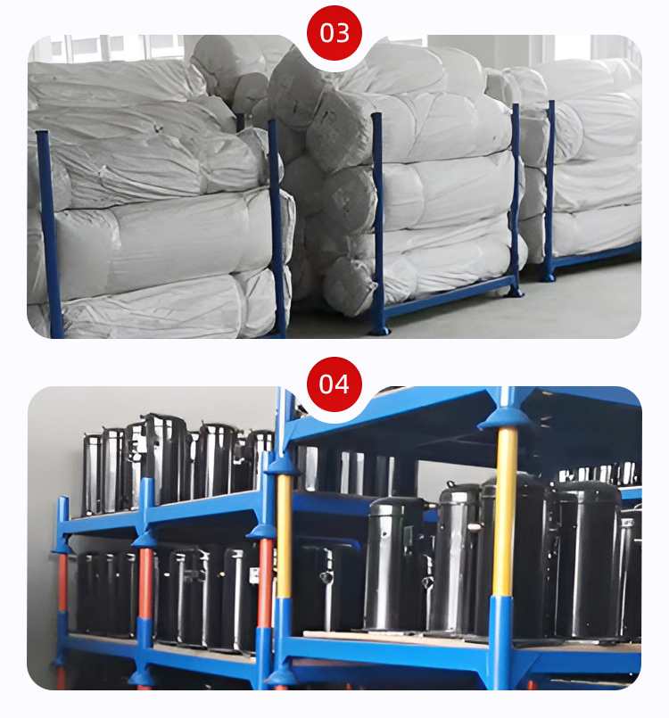 Commercial Galvanized Mild Steel Stackable Pallet Converter for Customized Storage Warehouse Stackable Organization Solution